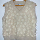 ZARA Chaleco tejido con aplicaciones. Talla M