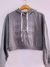 AEROPOSTALE Buzo Hoddie corto estampado. Talla S