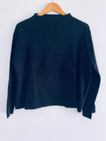 MANGO Sweater básico cuello alto. Talla M