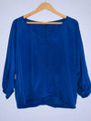 SUGAR JEANS Blusa con alforzas. Talla M