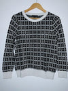 ESPRIT Sweater tejido tipo Jacquard. Talla M