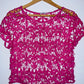 KIMCHI BLUE Top Blonda manga corta. Talla M