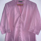 BESO DE COCO Blusa en popelina cuello nerú. Talla M