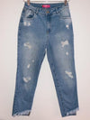 YOYO JEANS Mom Jean para jovencita. Talla 16