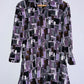 RENATO MASSELLI Blusón Vestido estampado geométrico. Talla M