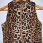CHALECO Efecto pelos estampado animal Print. Talla XS*
