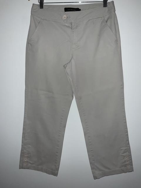 CALVIN KLEIN Pantalón en dril para mujer. Talla 8 Americana