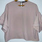 ZARA blusa con mangas con boleros. Talla S
