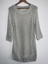ZARA Sweater largo en hilo. Talla S