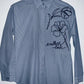 ESPRIT Blusa mini rayas con bordado. Talla XS