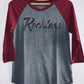 Y&R Camiseta manga ranglan estampada. Talla M
