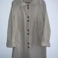 CHAQUETA Larga silueta tipo gabardina. Talla M