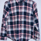 ABRIL Blusa a cuadros leñadora. Talla S