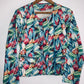 CHAQUETA Estampada flores. Talla L