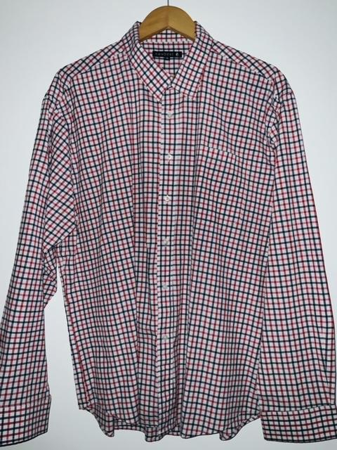 NEWBOAT Camisa para hombre a cuadros. Talla XL