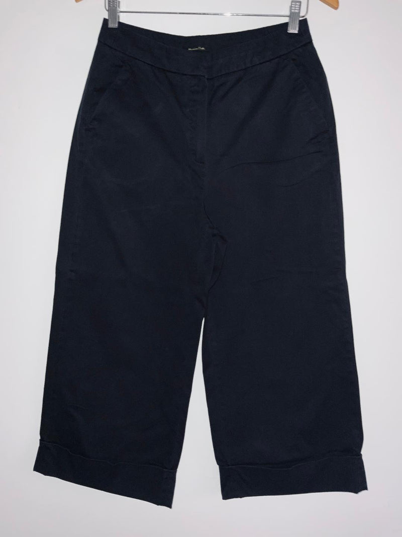 MASSIMO DUTTI Pantalón capri bota recta. Talla 10 ( M )