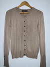 BASEMENT Sweater cardigan abierto tejido liviano. Talla S