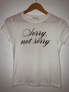 STRADIVARIUS Camiseta básica estampada texto. Talla XS