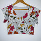 CAMISETA Corta estampada flores. Talla S*