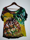 DESIGUAL Camiseta en algodón estampada. Talla M