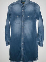 CHEVIGNON Vestido en chambray. Talla 8