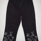 WORTHINGTON Pantalón en dril bordado. Talla 10 Americana