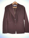 ROJOTÚ Blazer clásico color café. Talla 6 ( XS )