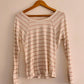 EDC Camiseta a rayas acanalada. Talla M