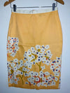 BENETTON Falda estampada flores. Talla S*