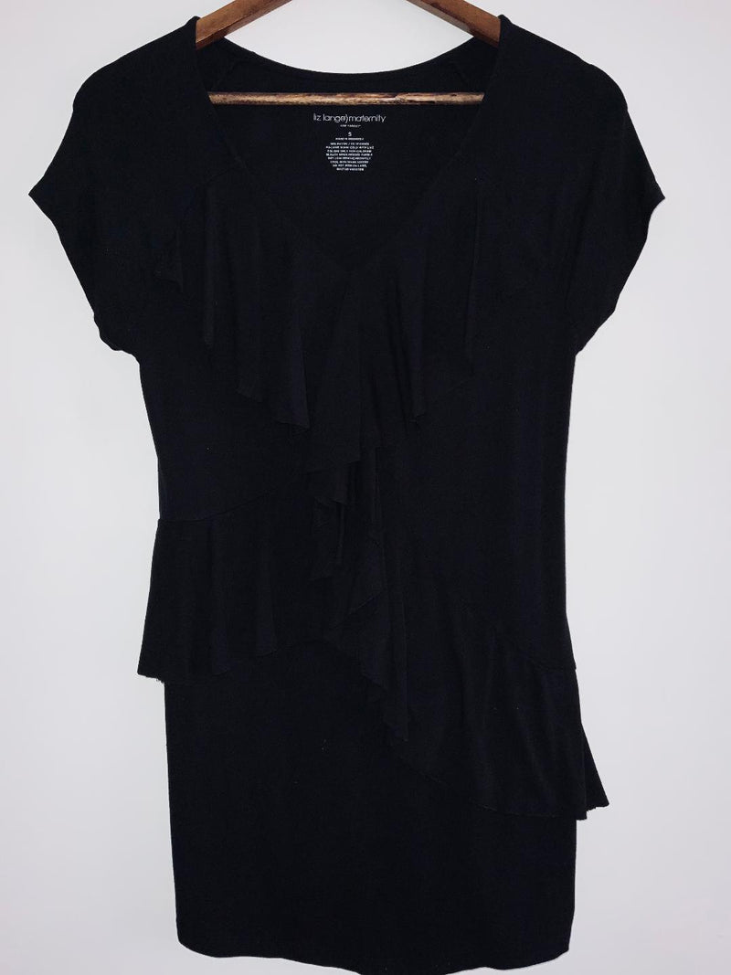 LIZ LANGE MATERNITY Camiseta materna con boleros. Talla S