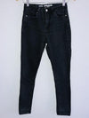 SYBILLA Pantalón cinco bolsillos skinny negro. Talla 6