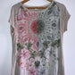 DESIGUAL Camiseta en viscosa estampada con aplicaciones. Talla S
