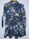 AGUSTINA Bluson camisero estampado flores. Talla S