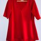 MOSS Blusón manga corta para mujer. Talla L