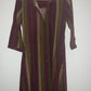 LUISA NOGAL Blusón/vestido a rayas verticales. Talla 10 ( M )