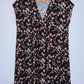 VESTIDO Corto estampado flores. Talla S