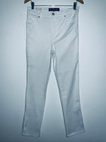 GLORIA VANDERBILT Pantalón cinco bolsillos blanco. Talla 10