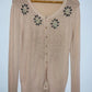 TOPS Cardigan tejido  con aplicaciones. Talla Única