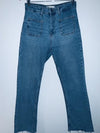 ZARA Jean con bolsillos de parche. Talla 38