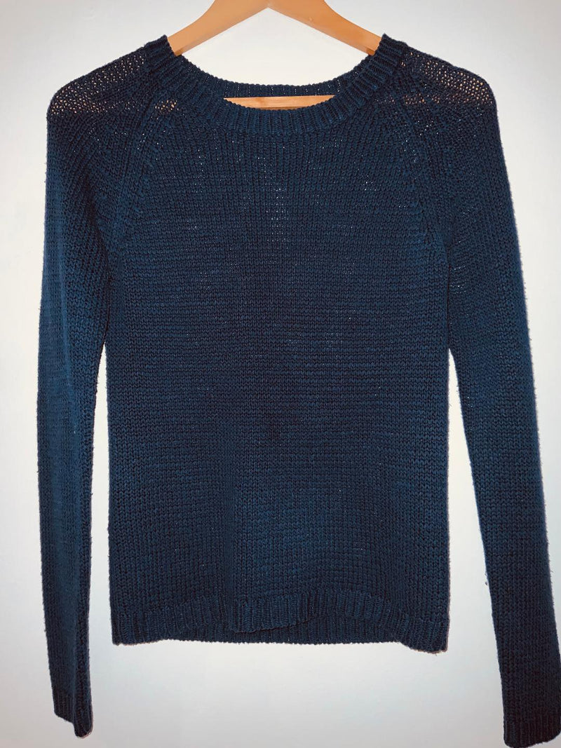 STRADIVARIUS Sweater en hilo cuello redondo. Talla S