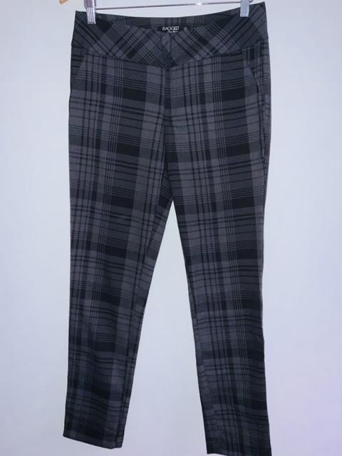 RAGGED Pantalón Casual a cuadros. Talla 10