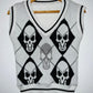 CHALECO Tejido calaveras. Talla S*