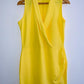 VESTIDO Cuello cruzado. Talla L