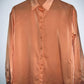 ORQUIDEA Blusa camisera en satín. Talla S