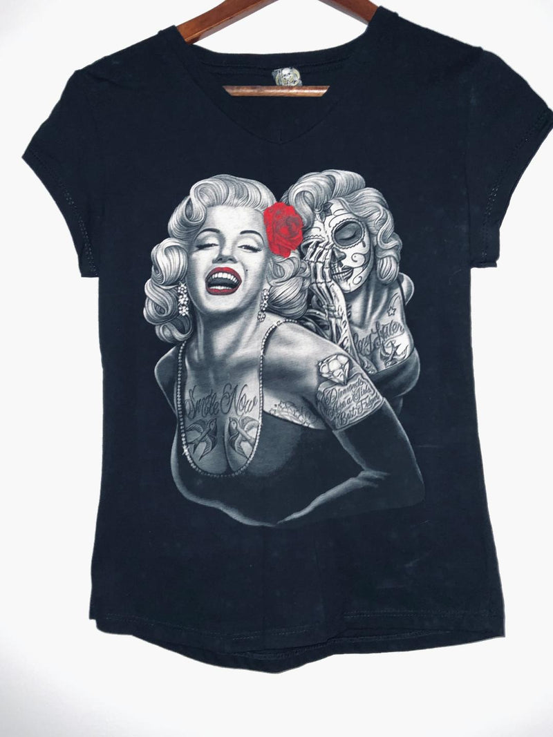 ROCKSTAR Camiseta estampada Marilyn. Talla S