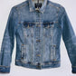 CHEVIGNON Chaqueta en índigo clásica para mujer. Talla XS