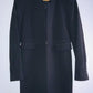 ZARA Chaqueta larga con broche. Talla S