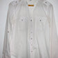 FOREVER21 Blusa cuello mao con bolsillos. Talla M