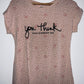 CAMISETA Estampada you think. Talla M/L*