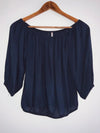 PACIFIKA Blusa recogida en viscosa. Talla M